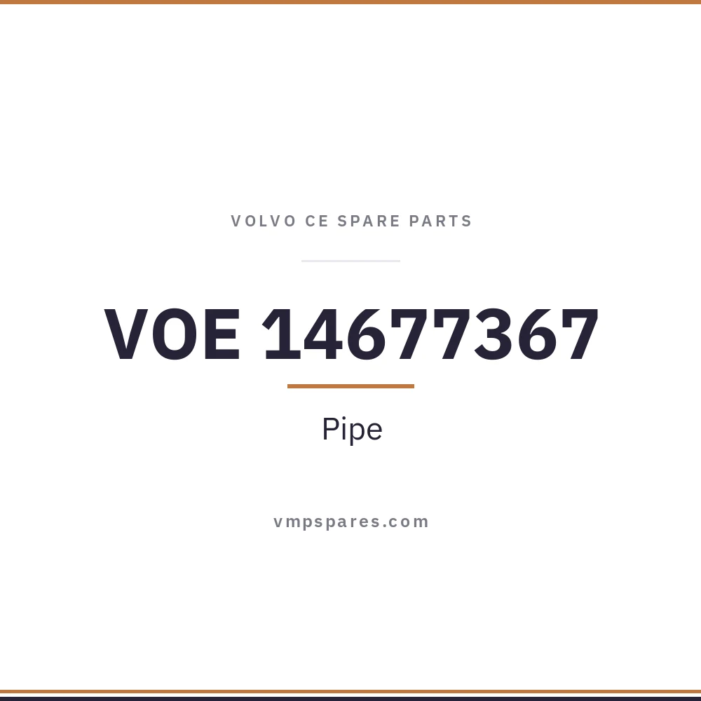 VOE 14677367 – Pipe