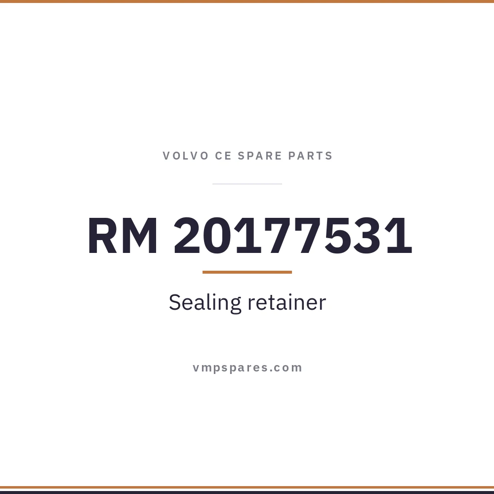 RM 20177531 – Sealing retainer