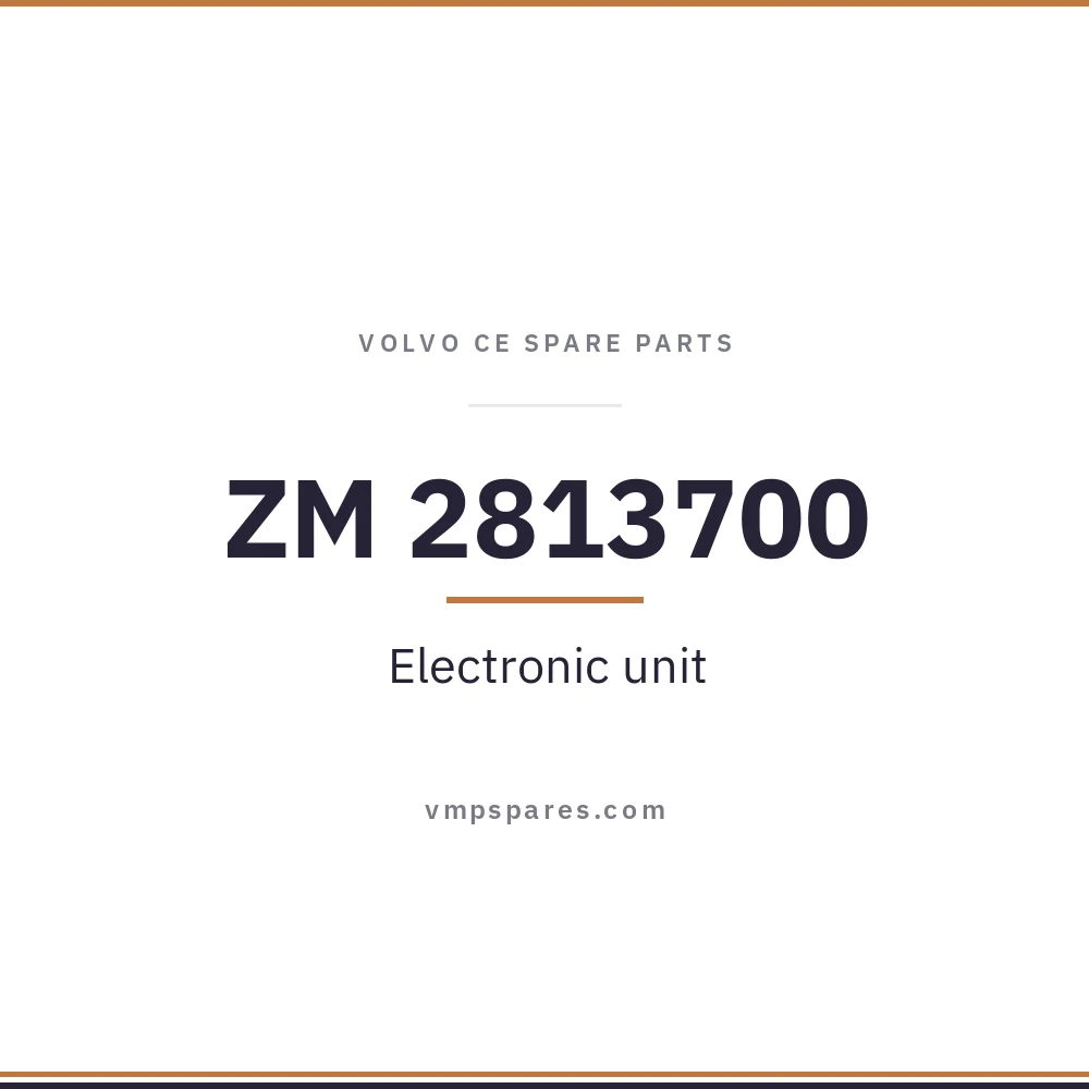 ZM 2813700 – Electronic unit