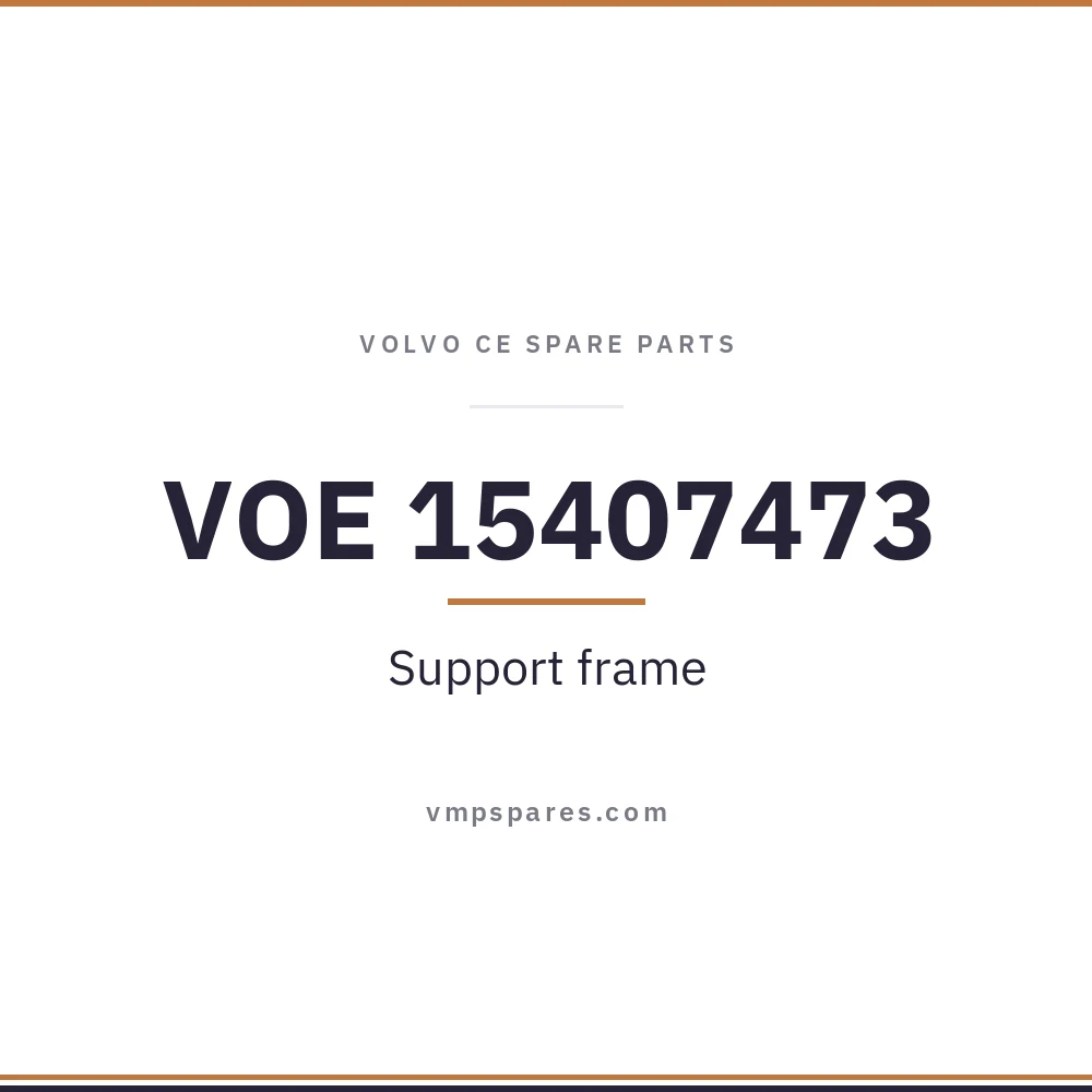 VOE 15407473 – Support frame