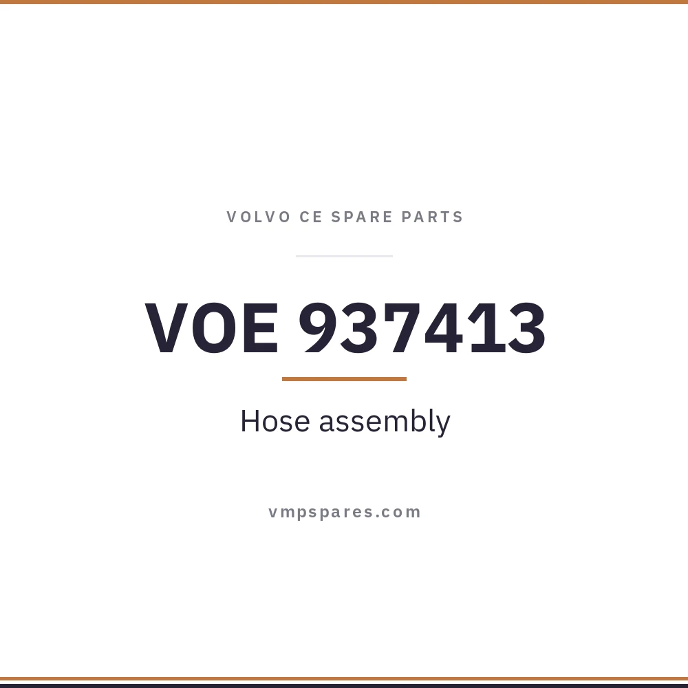 VOE 937413 – Hose assembly