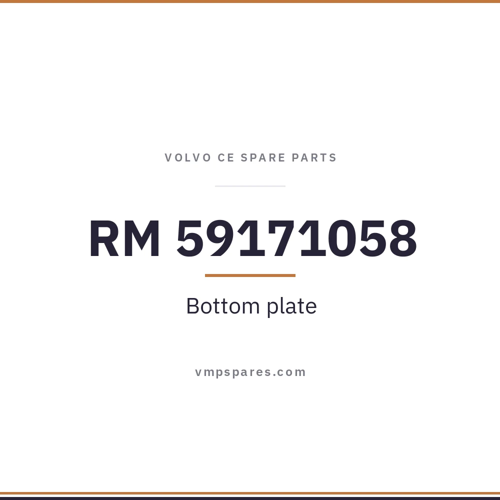 RM 59171058 – Bottom plate
