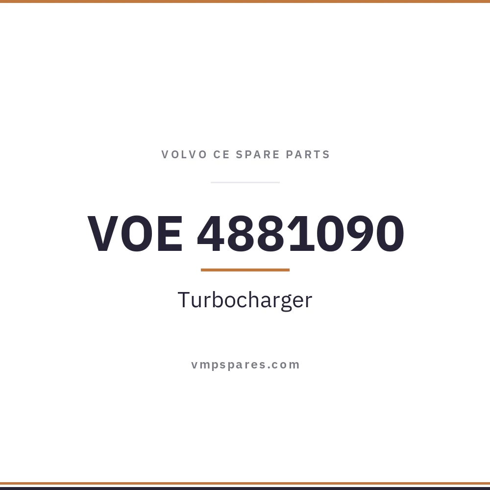 VOE 4881090 – Turbocharger