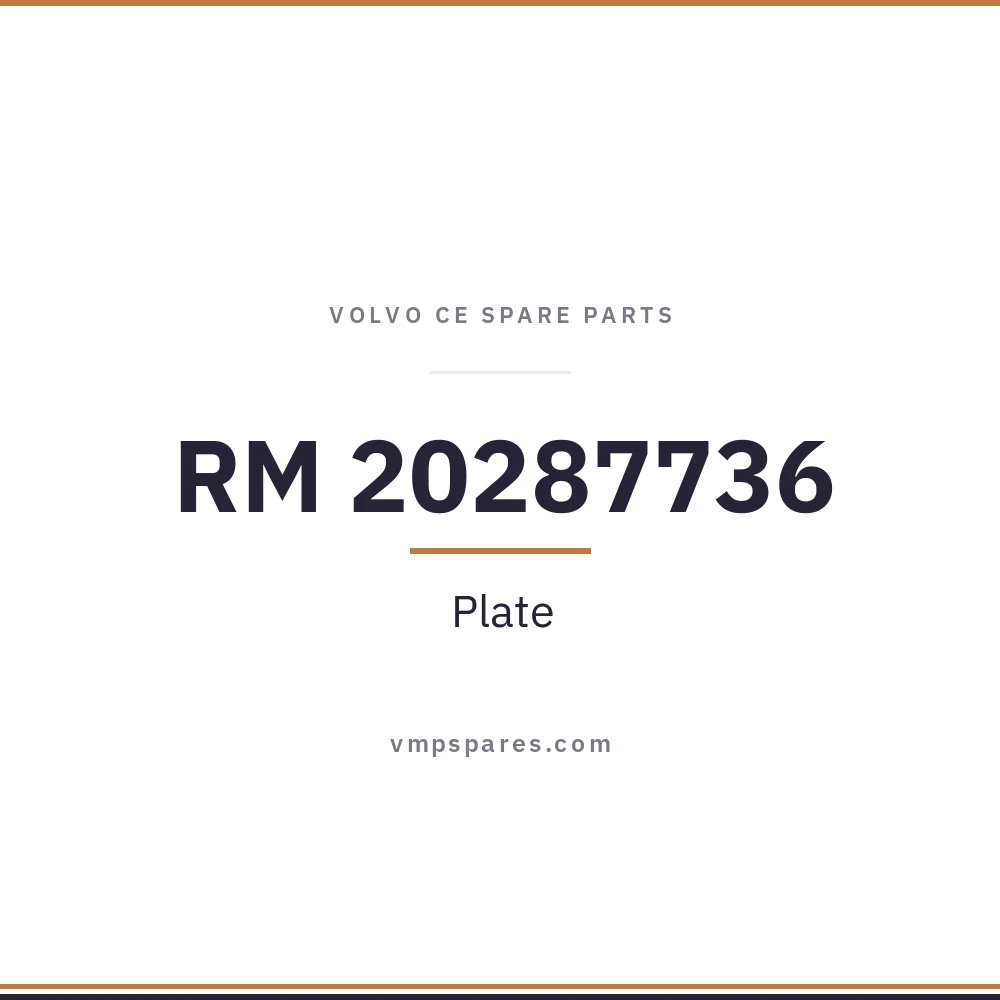 RM 20287736 – Plate