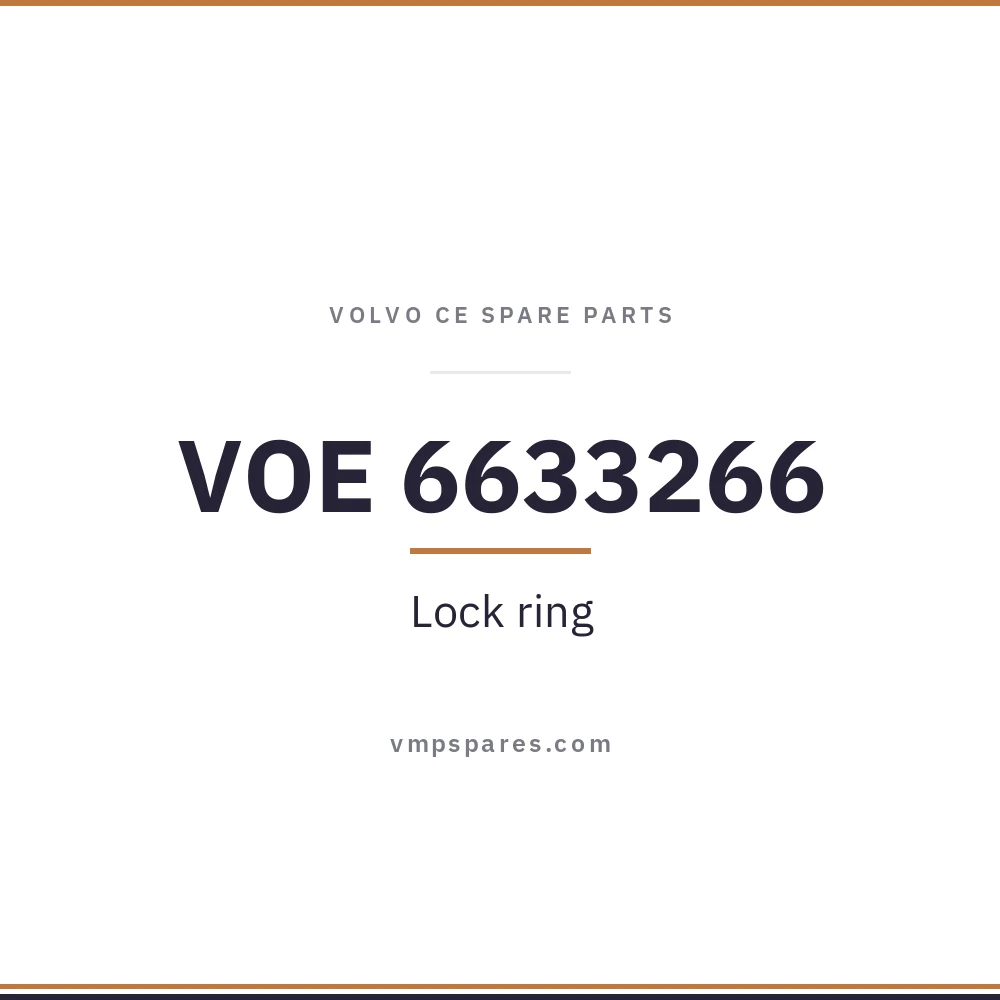 VOE 6633266 – Lock ring
