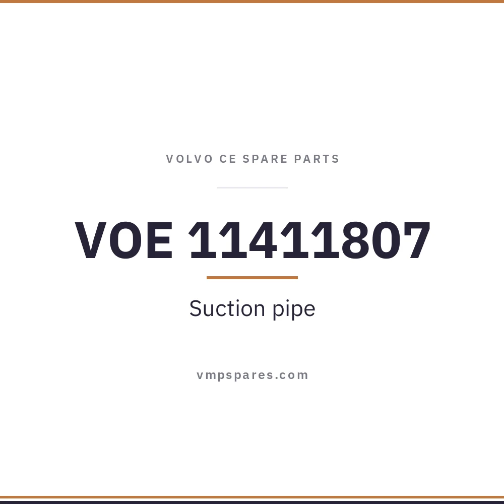 VOE 11411807 – Suction pipe