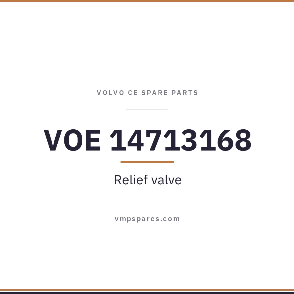 VOE 14713168 – Relief valve