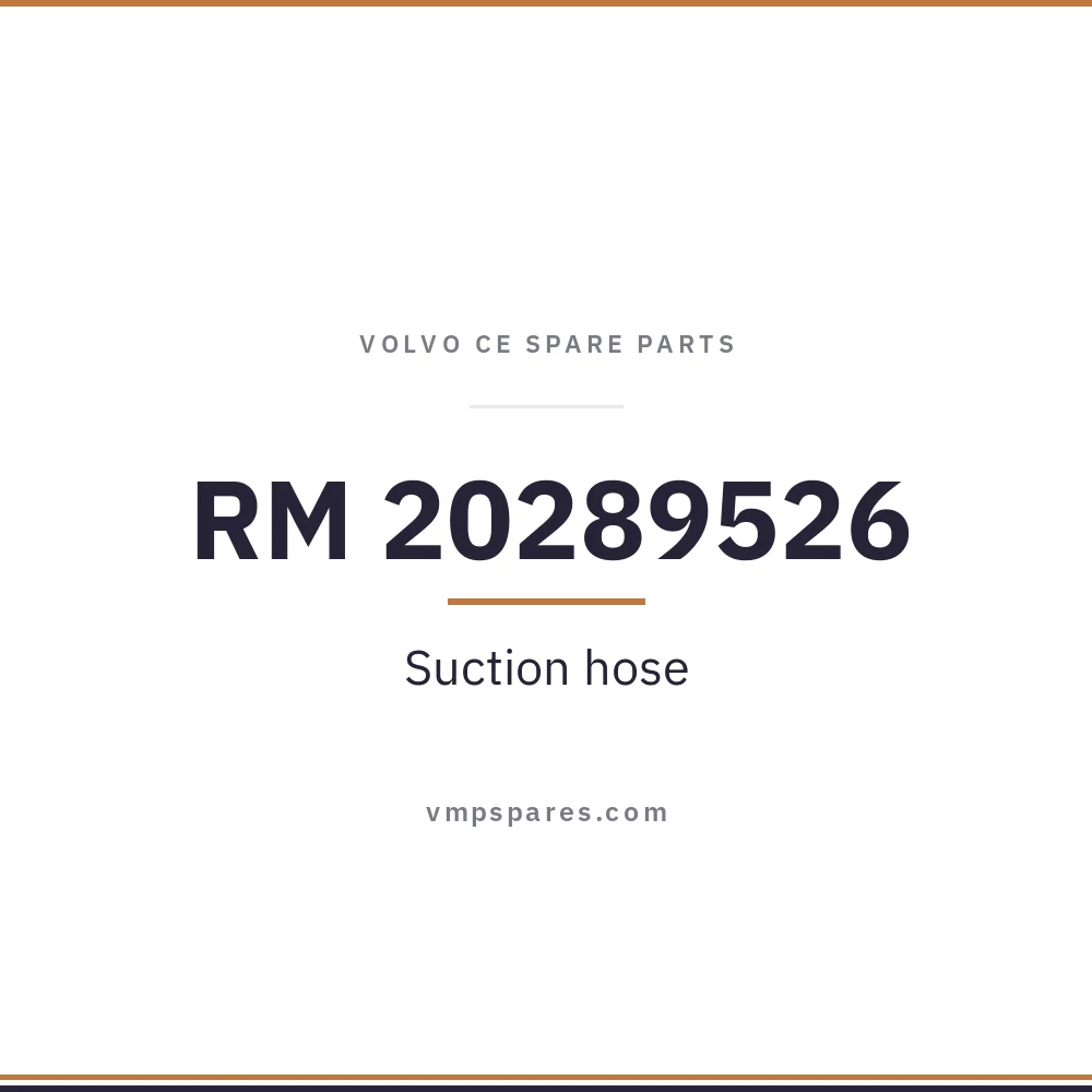 RM 20289526 – Suction hose