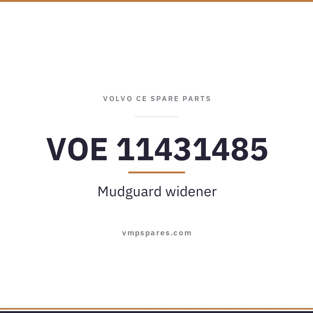 VOE 11431485 – Mudguard widener