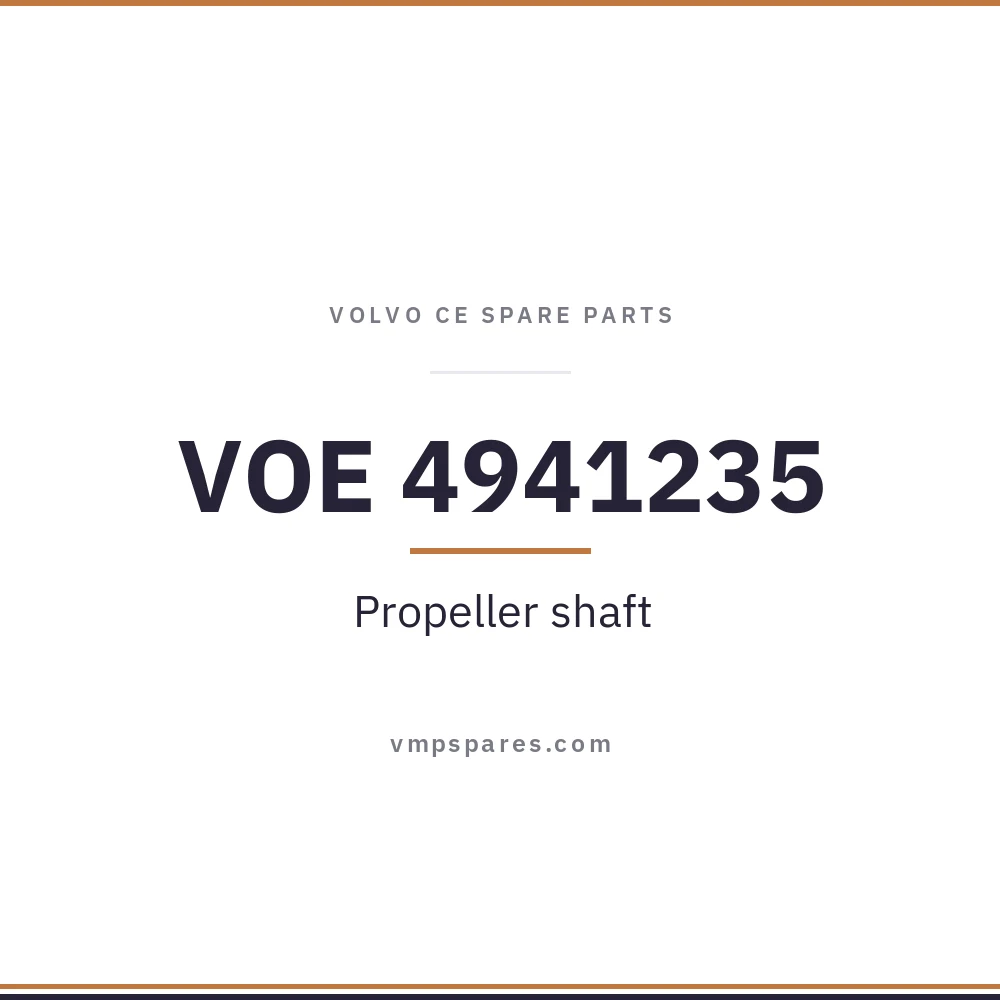VOE 4941235 – Propeller shaft