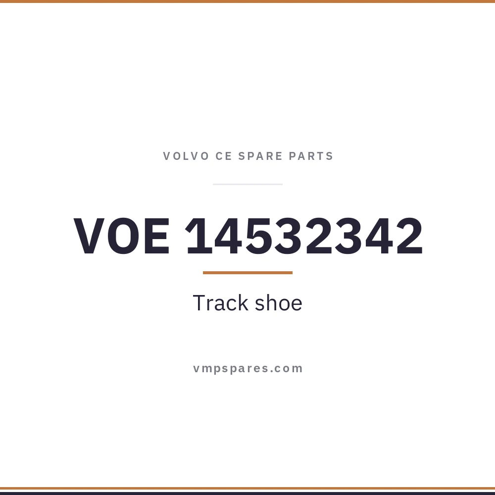 VOE 14532342 – Track shoe