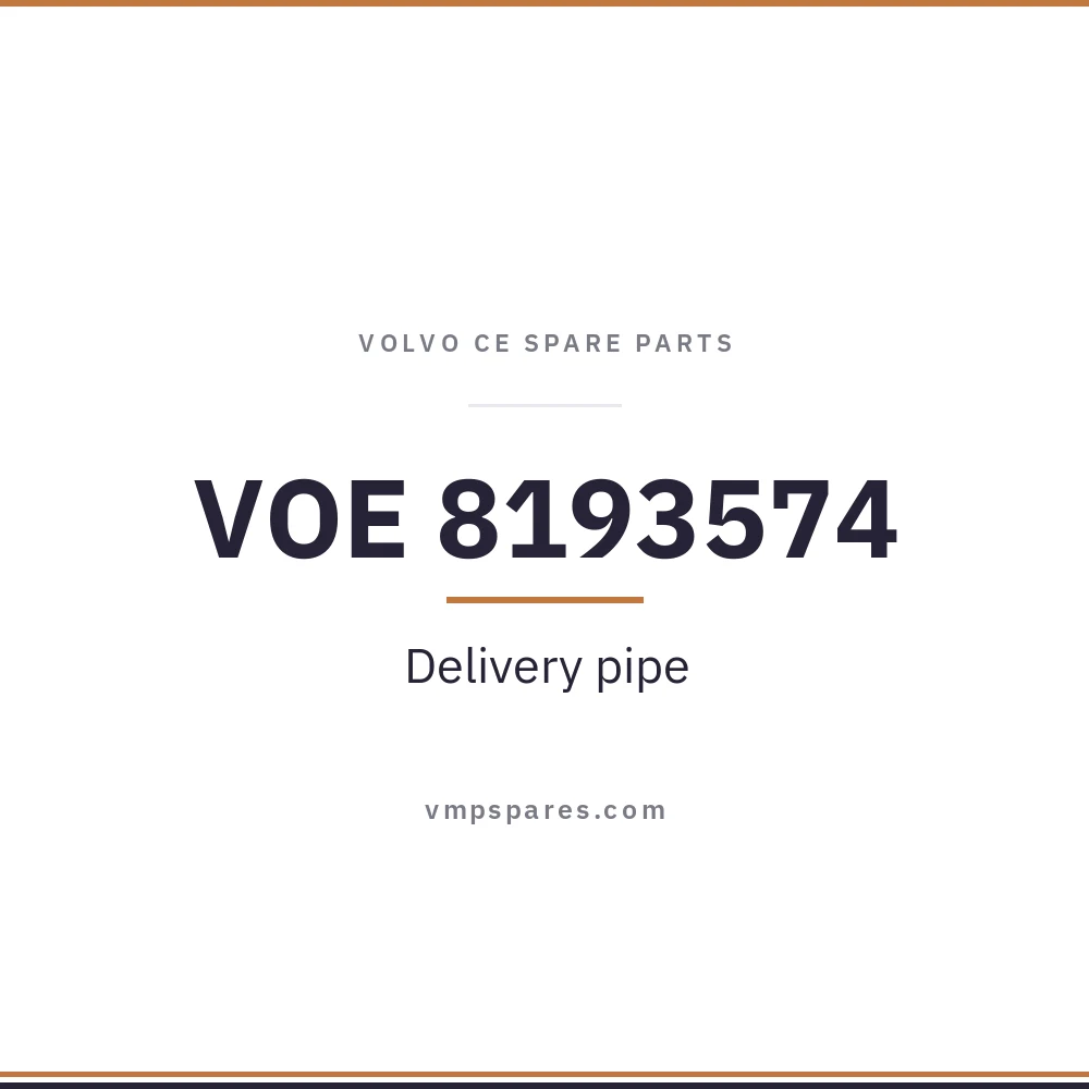 VOE 8193574 – Delivery pipe