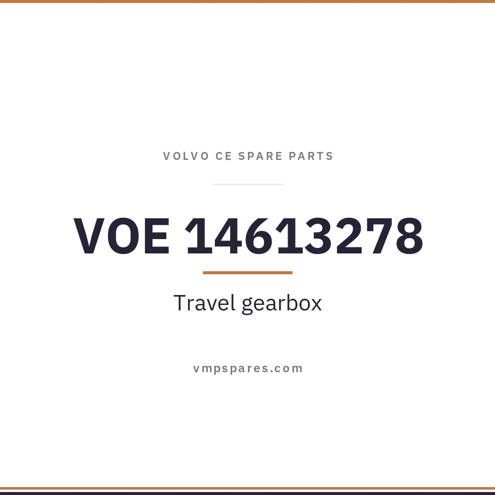 VOE 14613278 – Travel gearbox