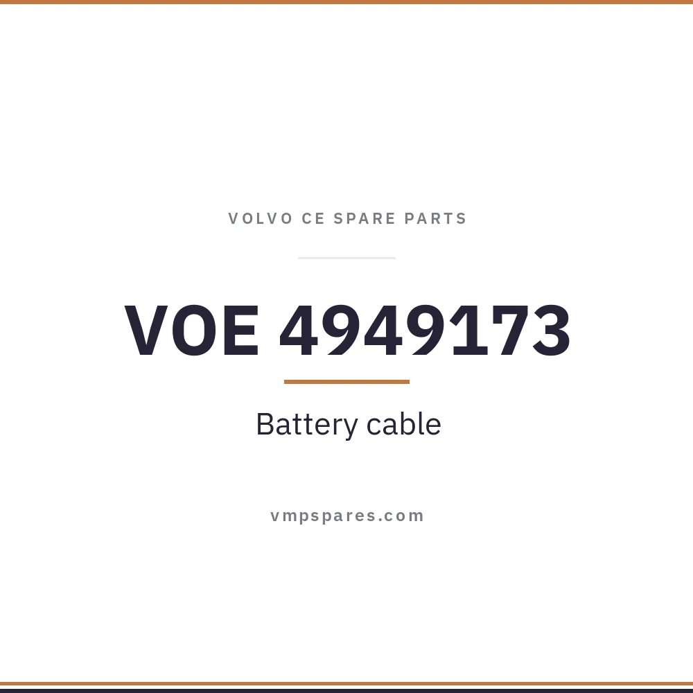 VOE 4949173 – Battery cable