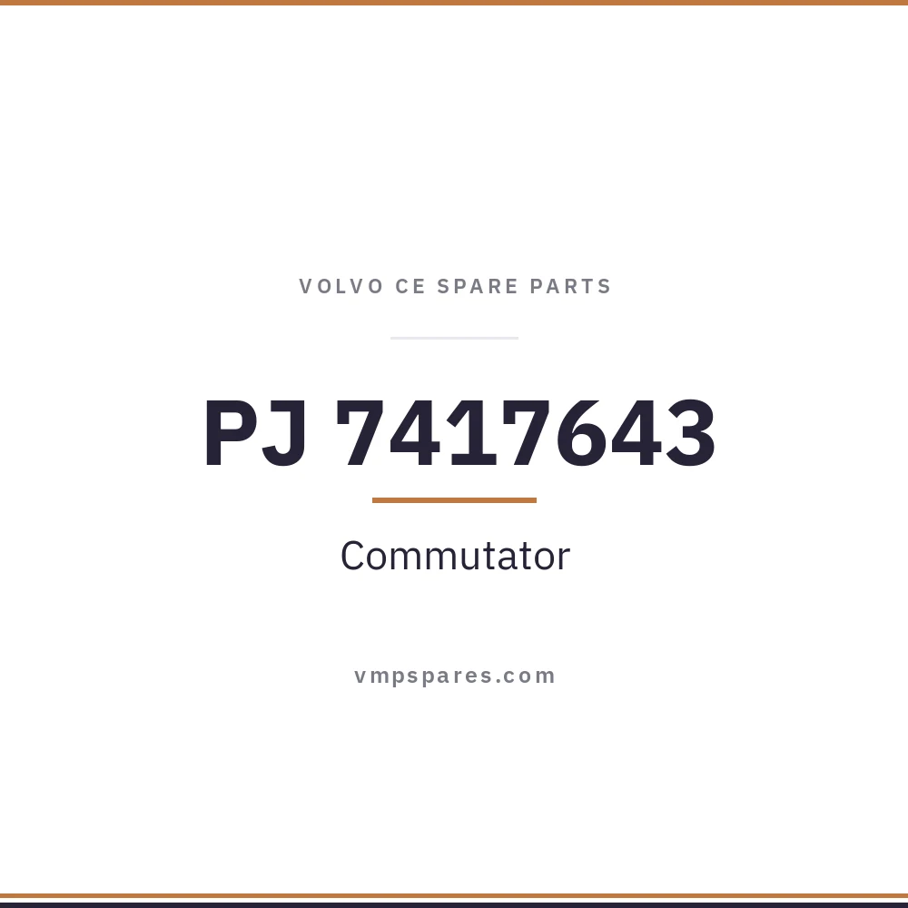 PJ 7417643 – Commutator
