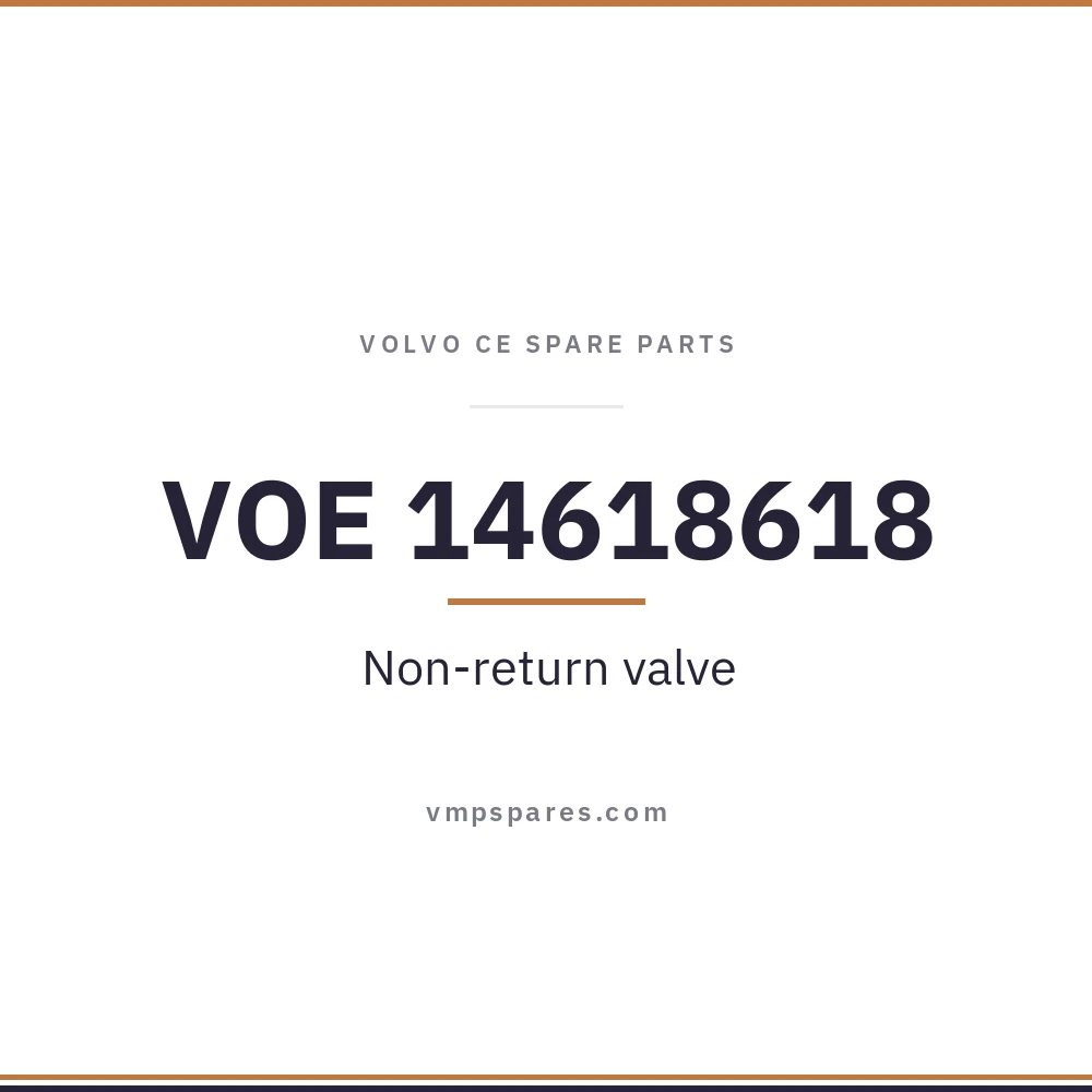 VOE 14618618 – Non-return valve
