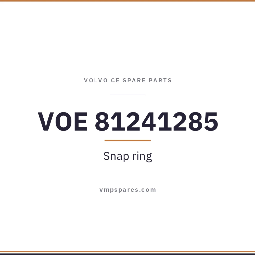 VOE 81241285 – Snap ring