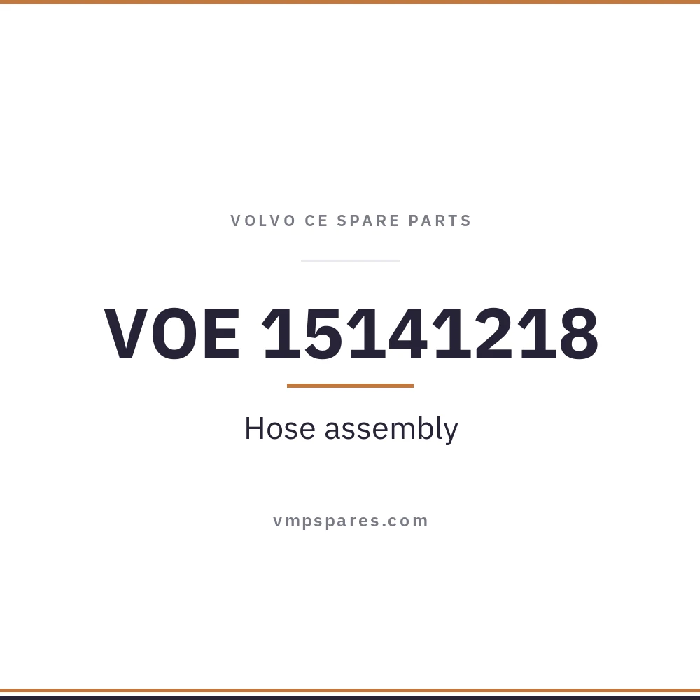 VOE 15141218 – Hose assembly