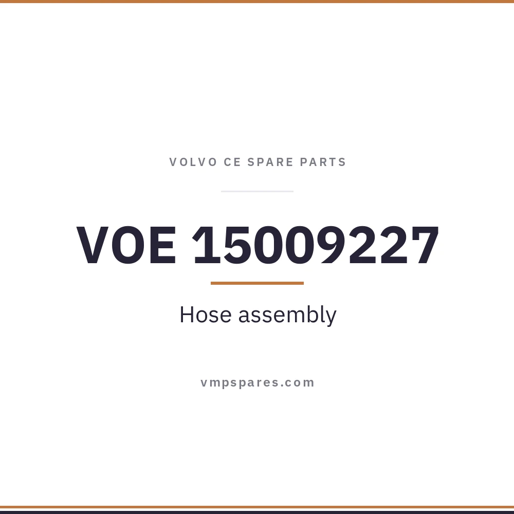VOE 15009227 – Hose assembly