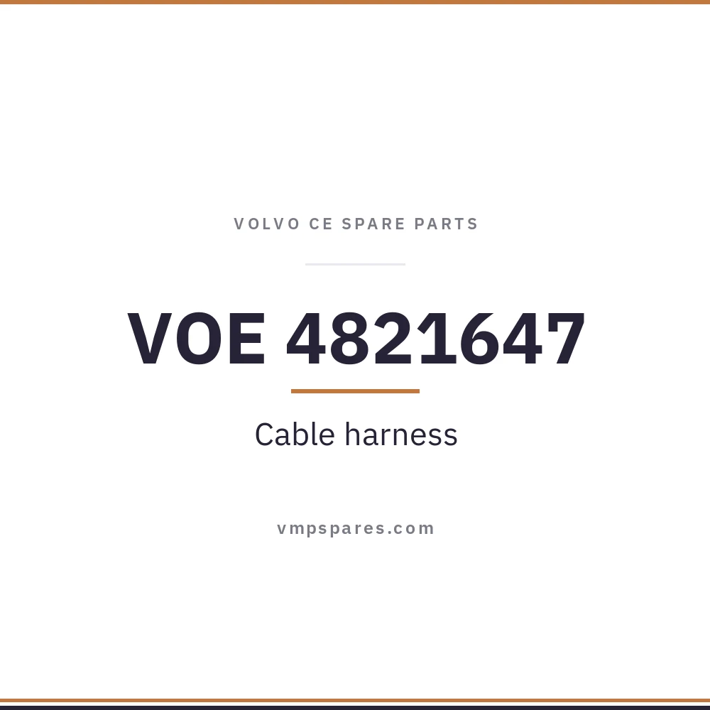 VOE 4821647 – Cable harness