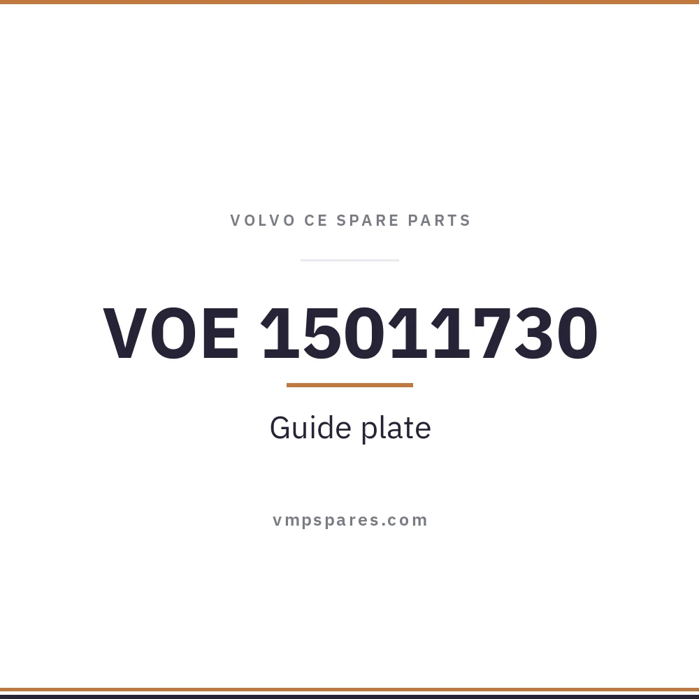 VOE 15011730 – Guide plate