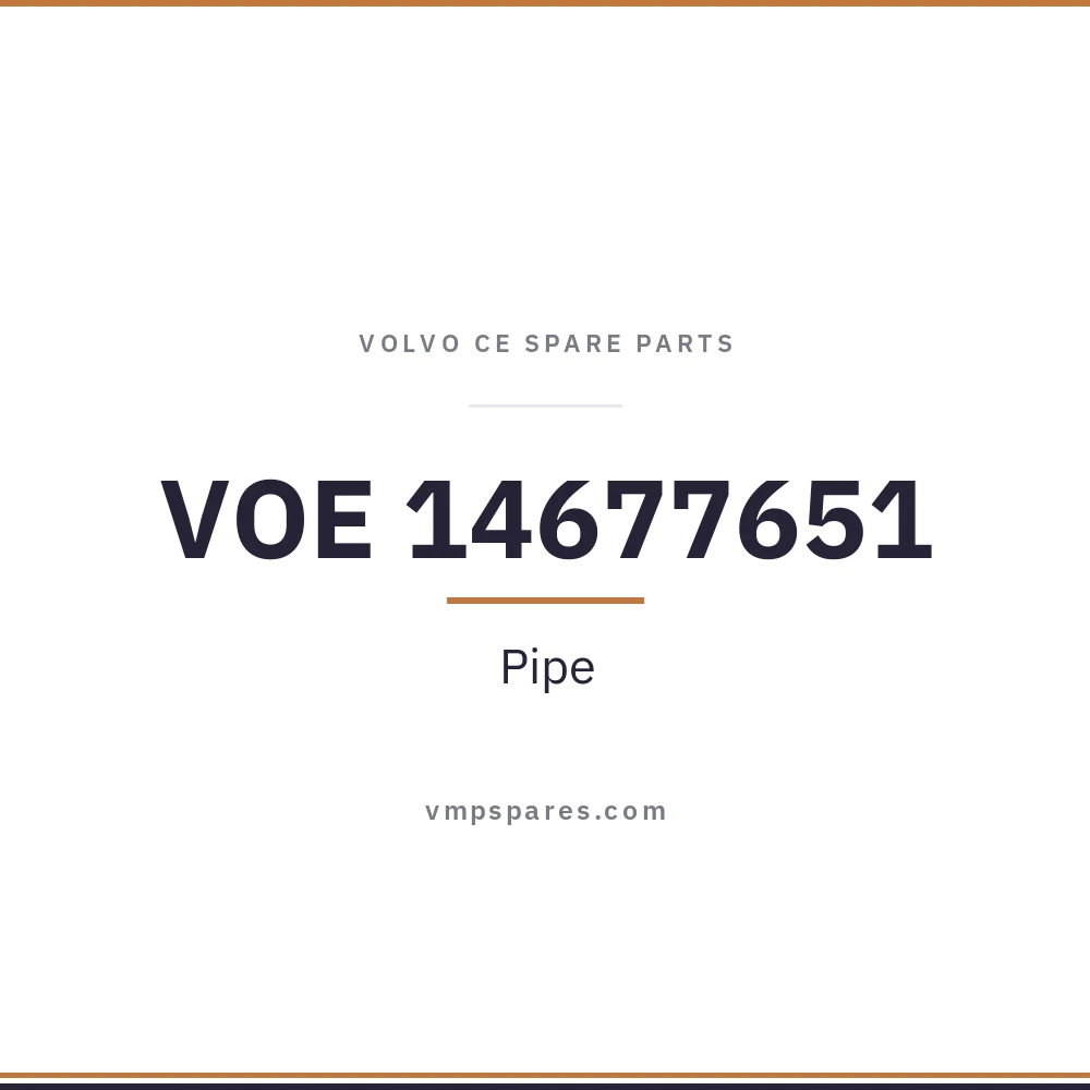 VOE 14677651 – Pipe