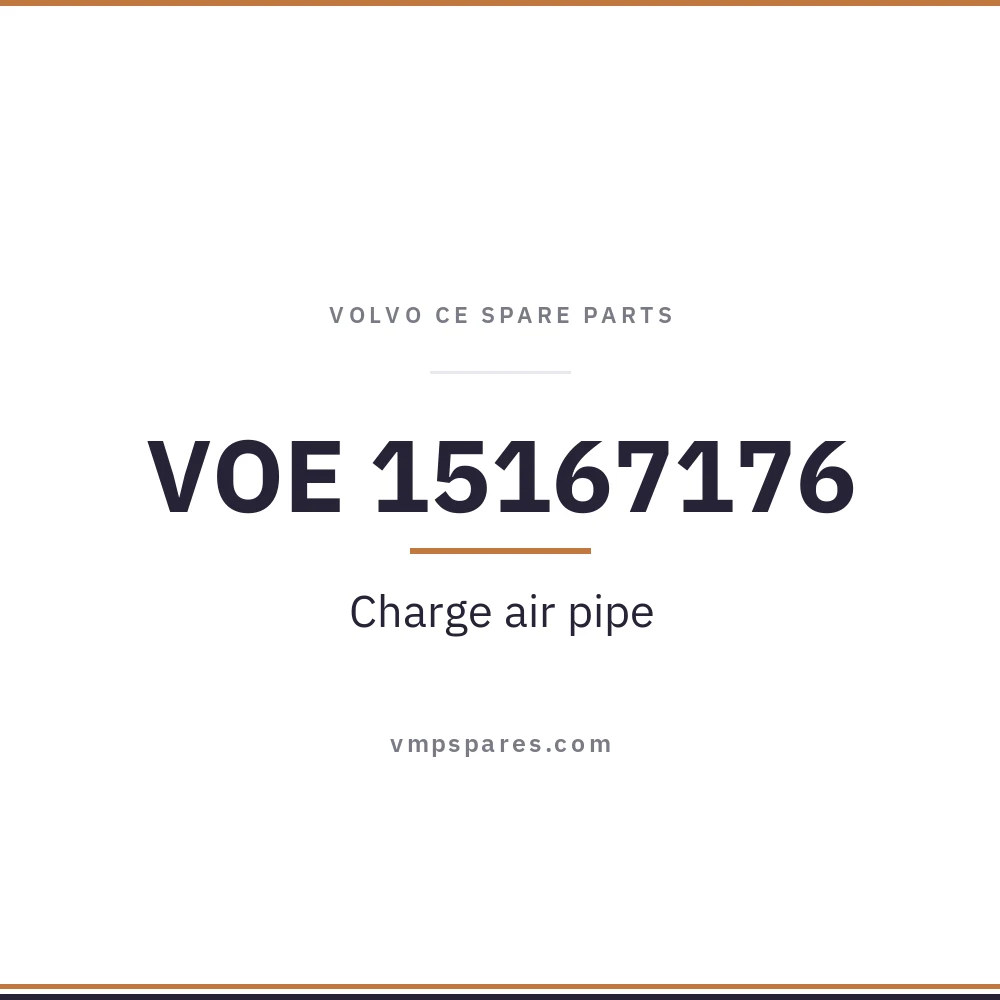 VOE 15167176 – Charge air pipe