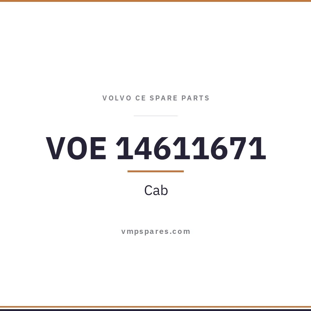 VOE 14611671 – Cab