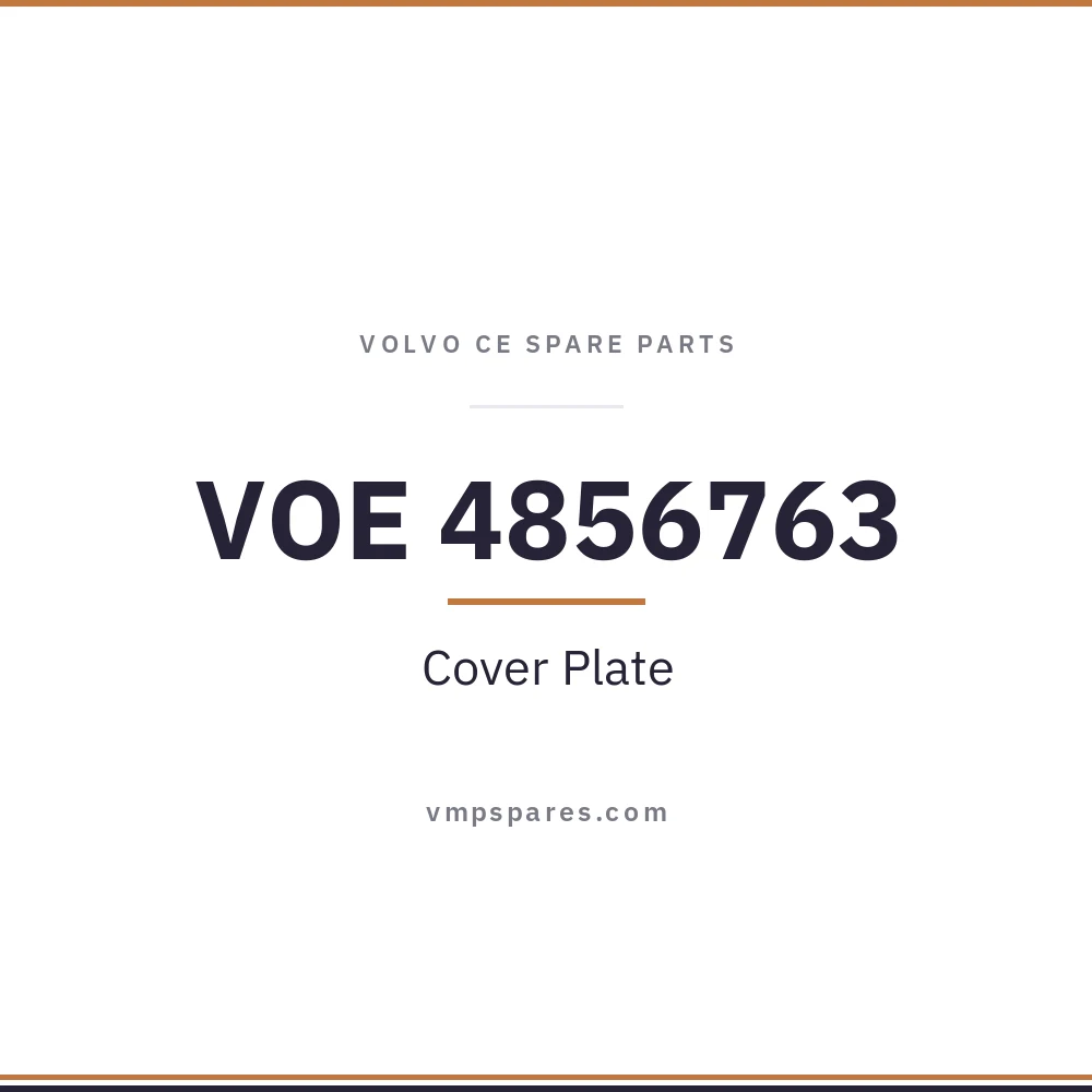 VOE 4856763 – Cover Plate