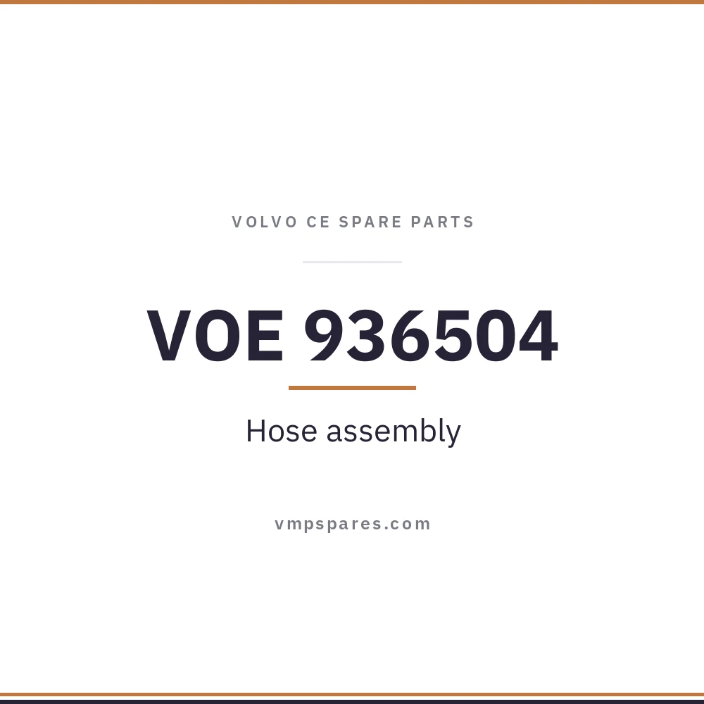 VOE 936504 – Hose assembly