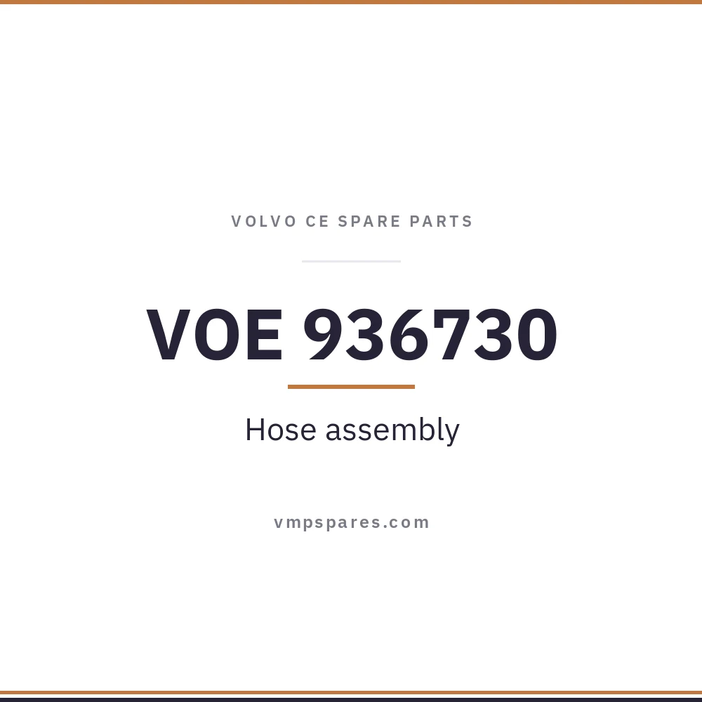 VOE 936730 – Hose assembly