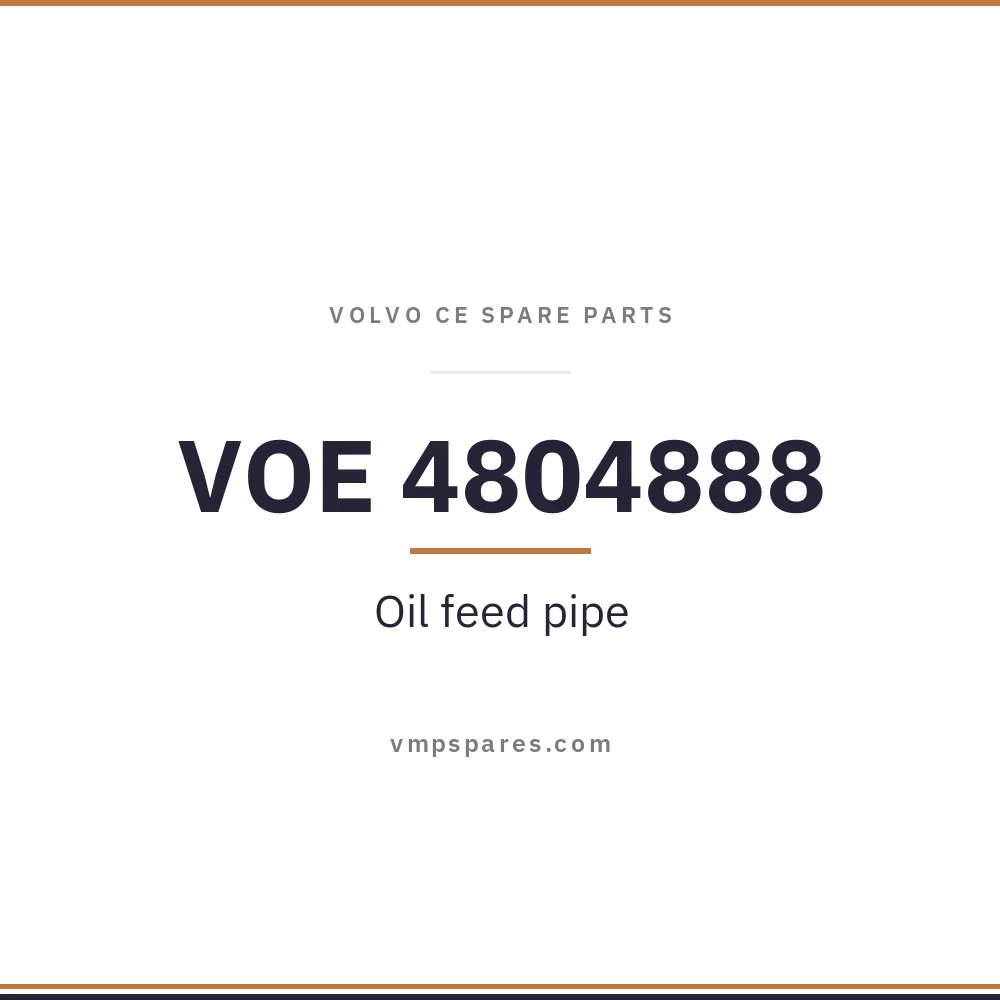 VOE 4804888 – Oil feed pipe