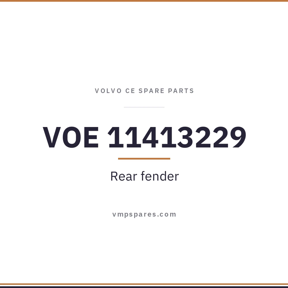 VOE 11413229 – Rear fender