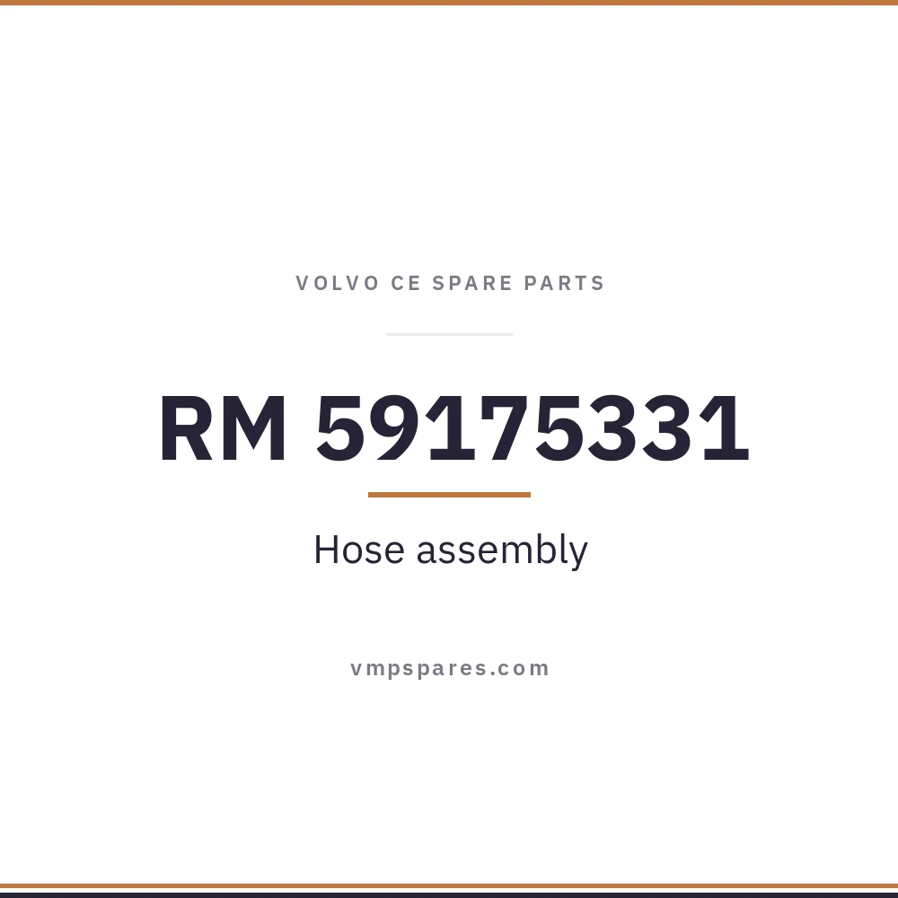 RM 59175331 – Hose assembly