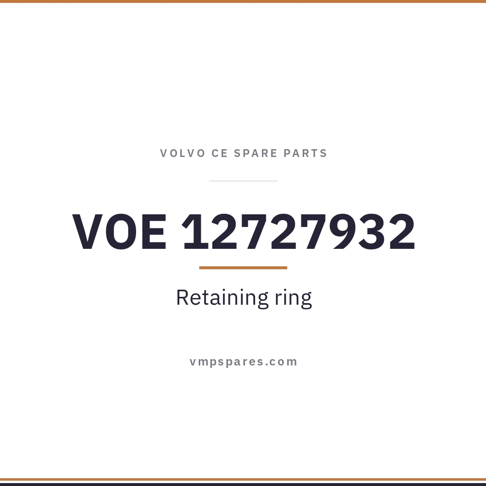 VOE 12727932 – Retaining ring