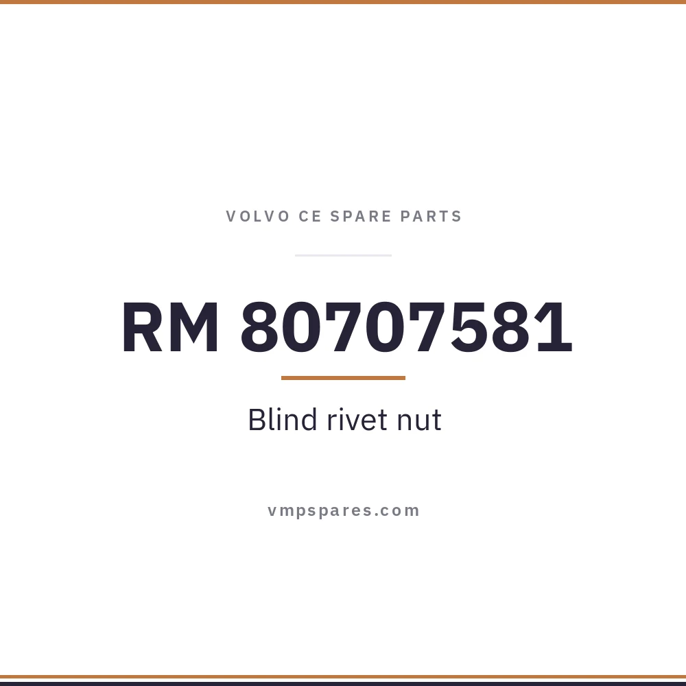 RM 80707581 – Blind rivet nut
