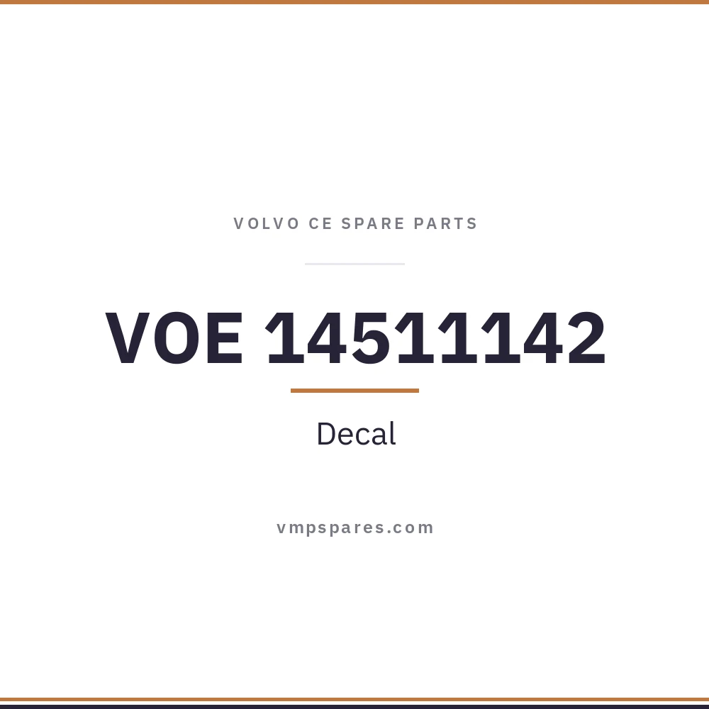 VOE 14511142 – Decal