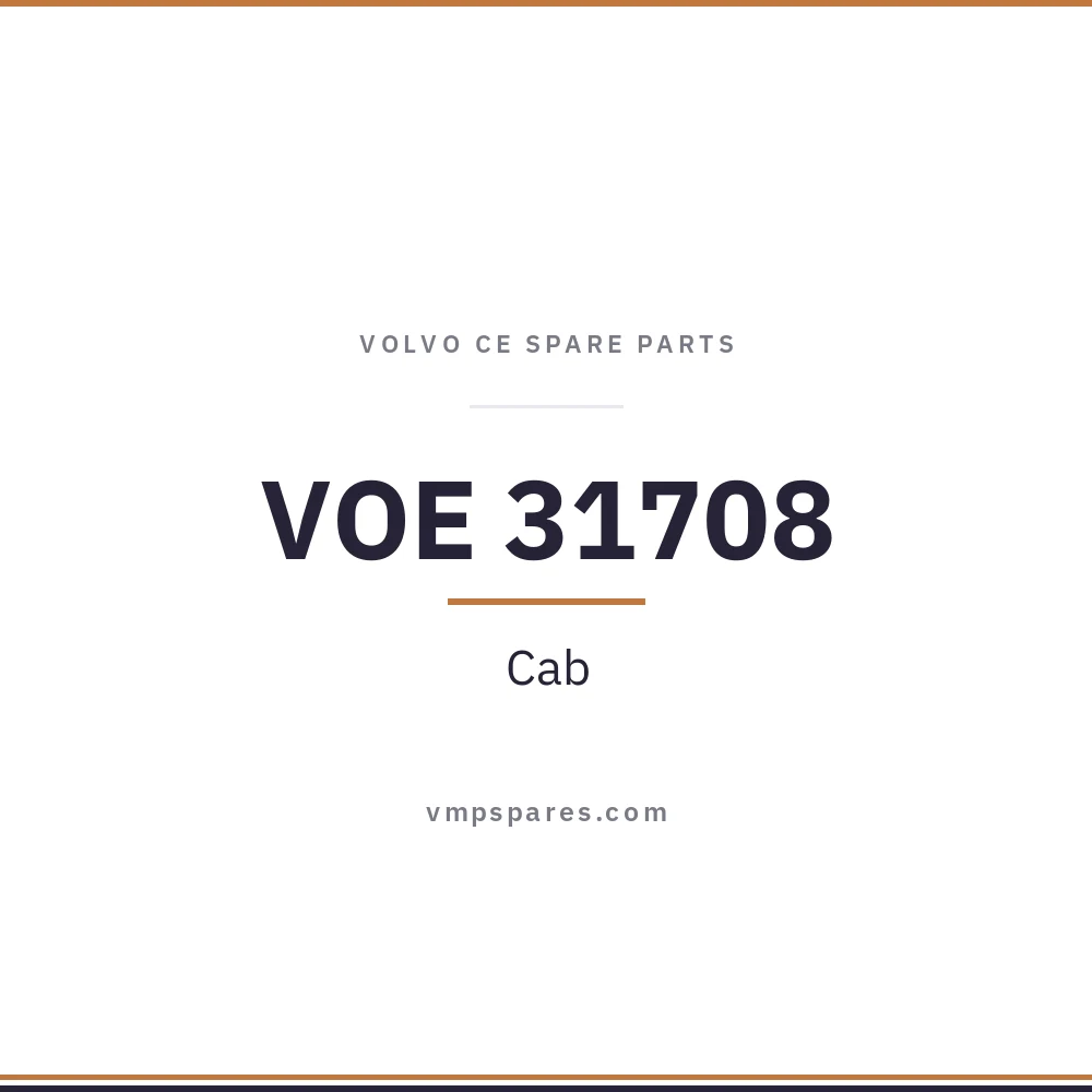 VOE 31708 – Cab