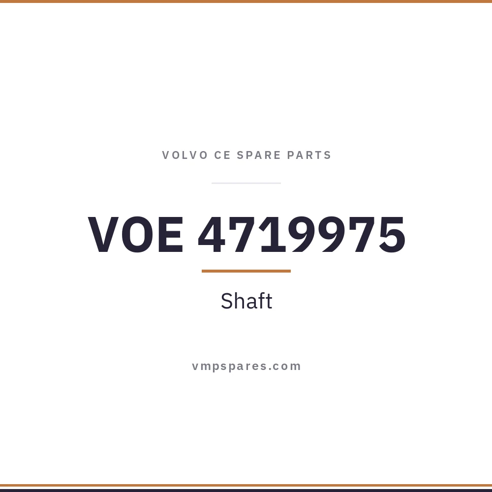 VOE 4719975 – Shaft
