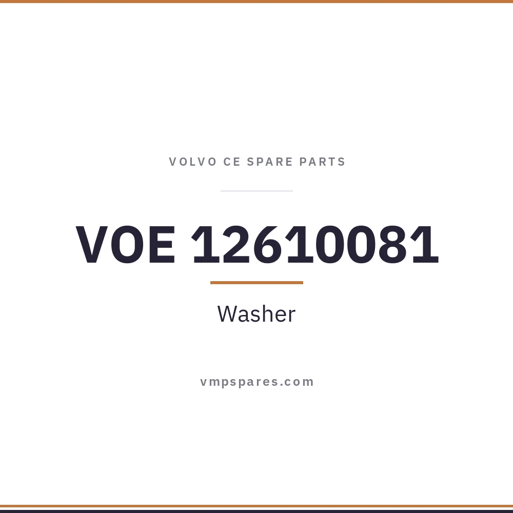 VOE 12610081 – Washer