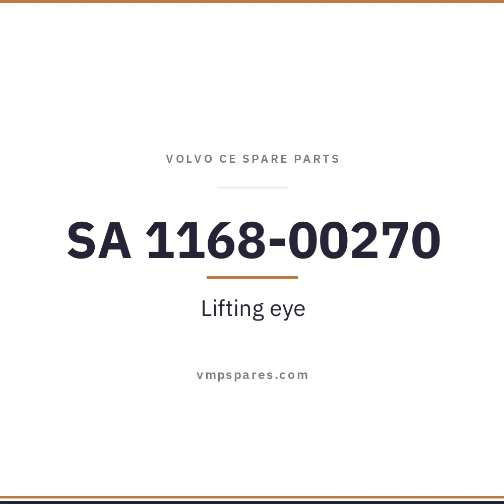 SA 1168-00270 – Lifting eye