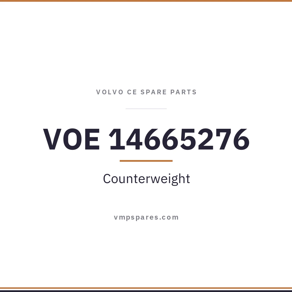 VOE 14665276 – Counterweight