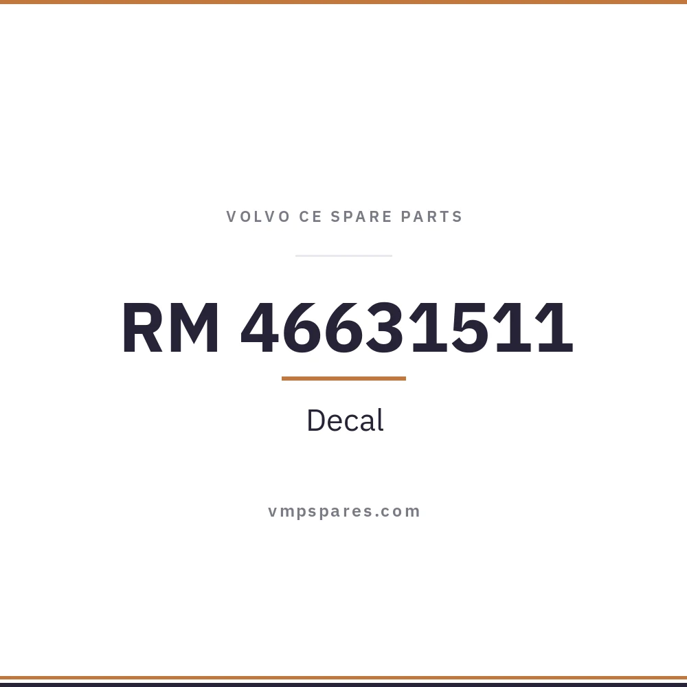 RM 46631511 – Decal