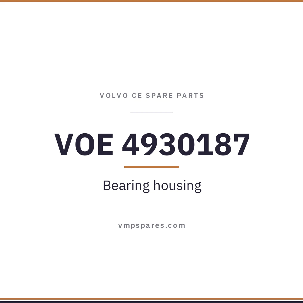 VOE 4930187 – Bearing housing