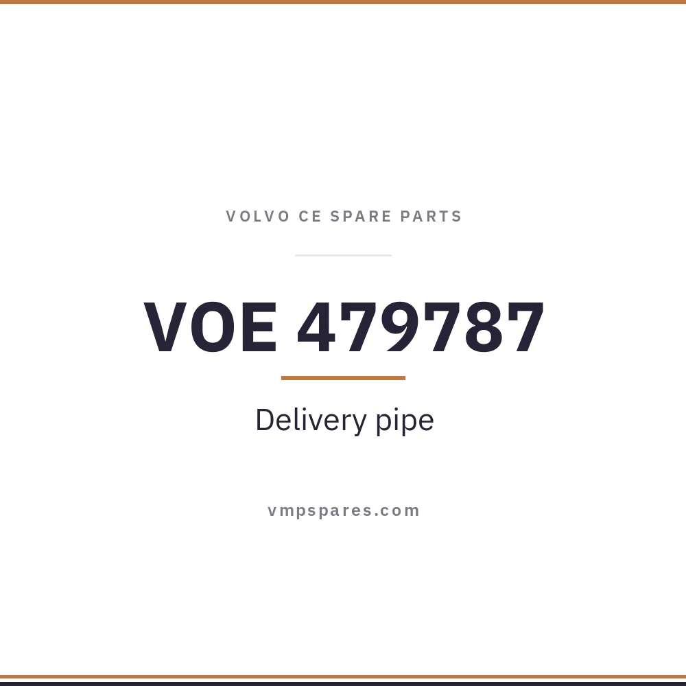 VOE 479787 – Delivery pipe
