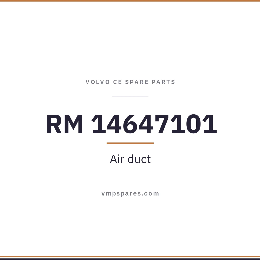 RM 14647101 – Air duct
