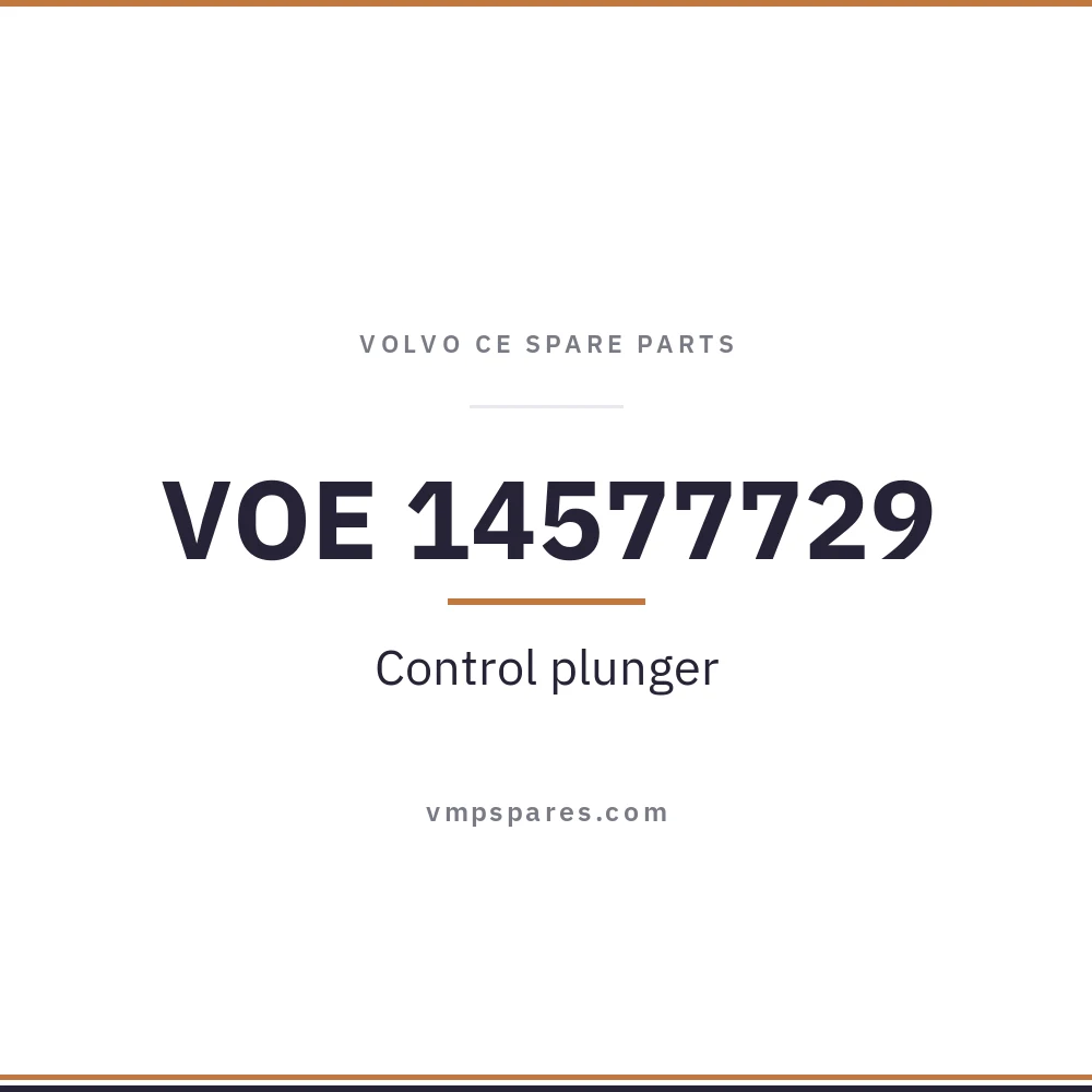 VOE 14577729 – Control plunger