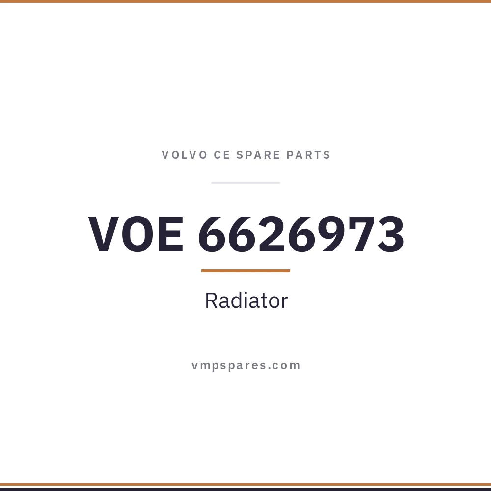 VOE 6626973 – Radiator