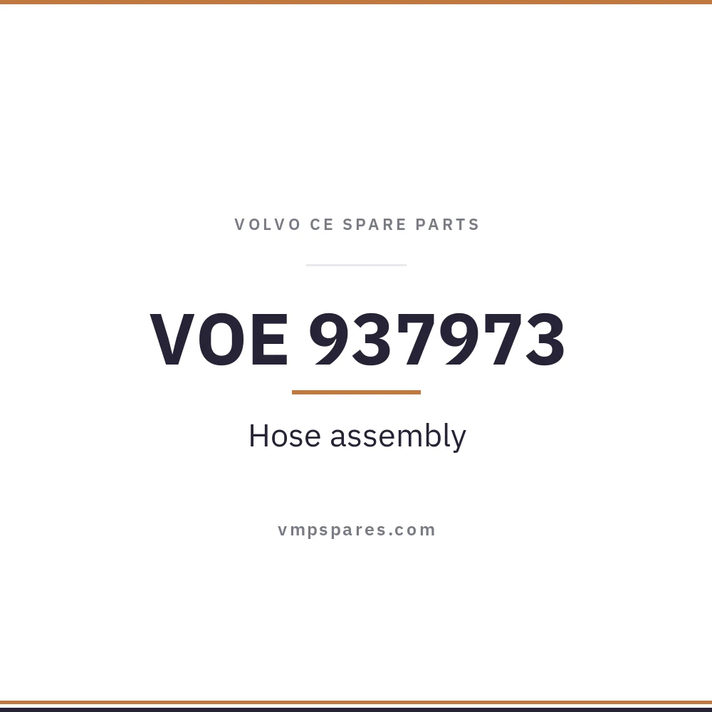 VOE 937973 – Hose assembly