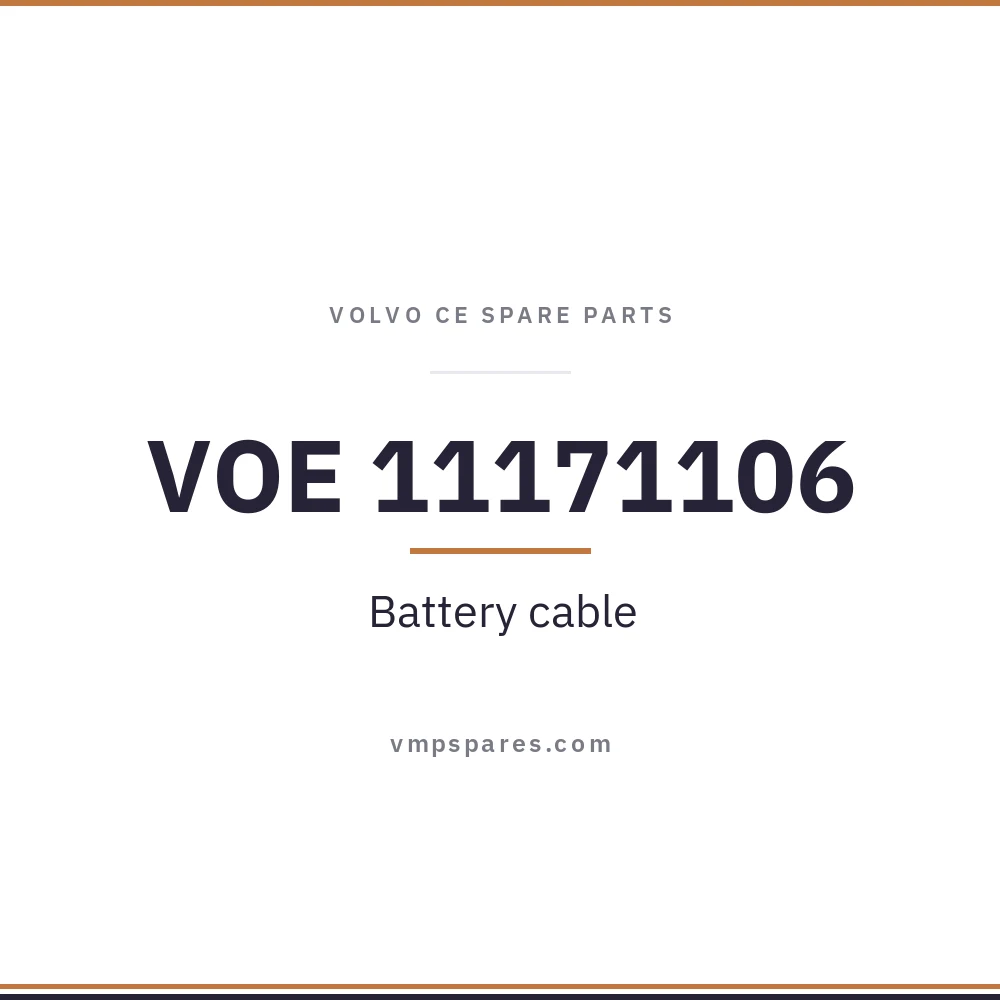 VOE 11171106 – Battery cable